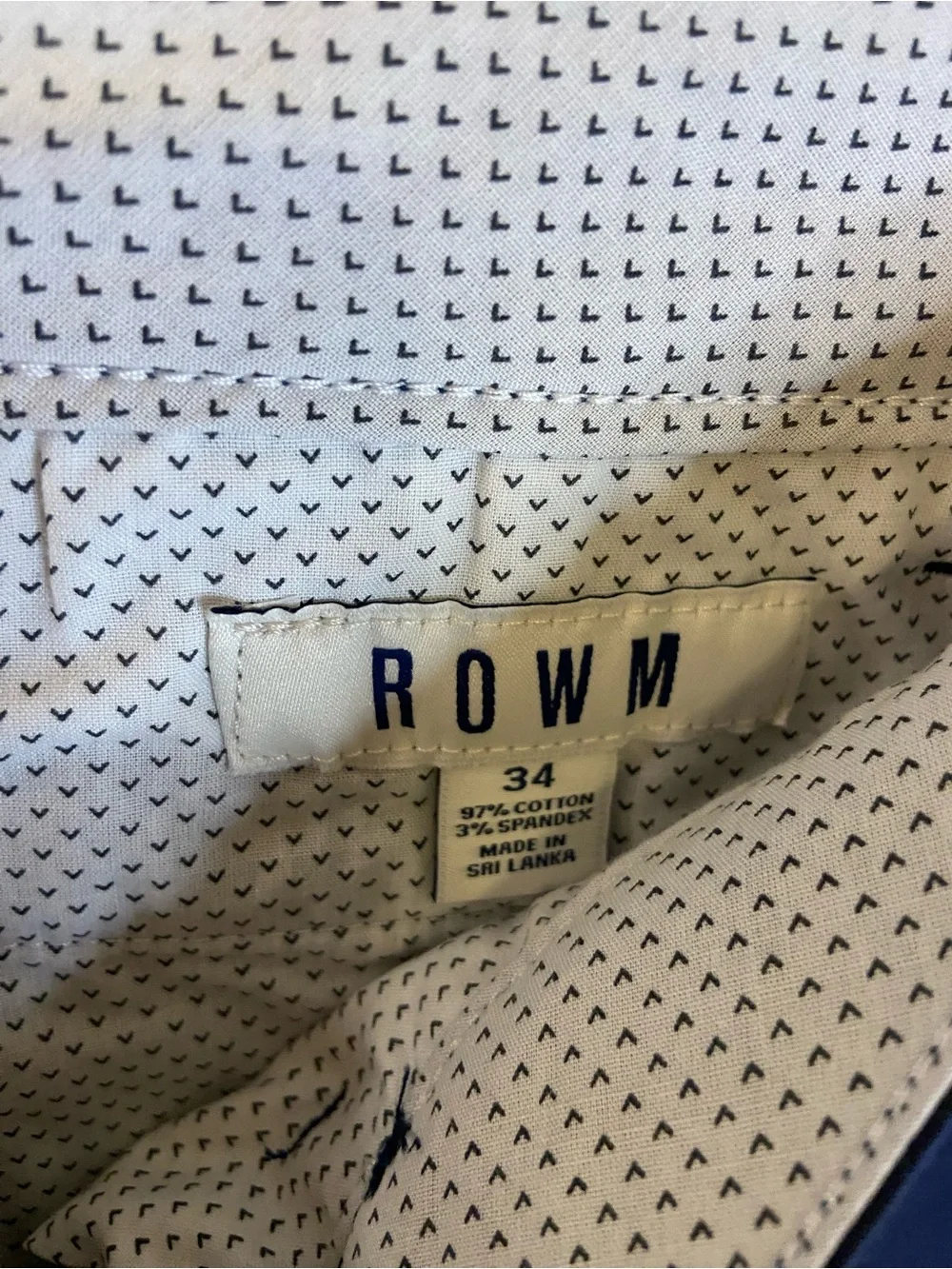 ROWN Stretch Fabric Shorts Size 24 NEW